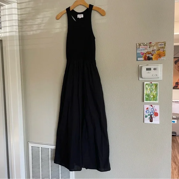 XiRENA Flynn Racerback Maxi Dress in Black Size XS - Picture 3 of 7